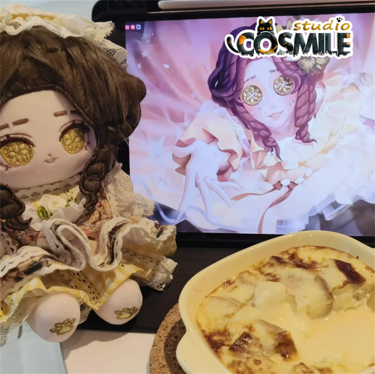 

Identity V Hunter Spider Violetta Soul Weaver Comedian Button Eyes Stuffed Plushie Плюшевая кукла 20 см Скелет Игрушка в подарок