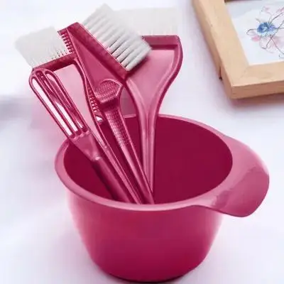 

1Set All-in-One Hair Dyeing Set Featuring Ergonomic Brush Hair Color Bowl and Non-Slip Stirrer Ideal for Beginners and Salon Use
