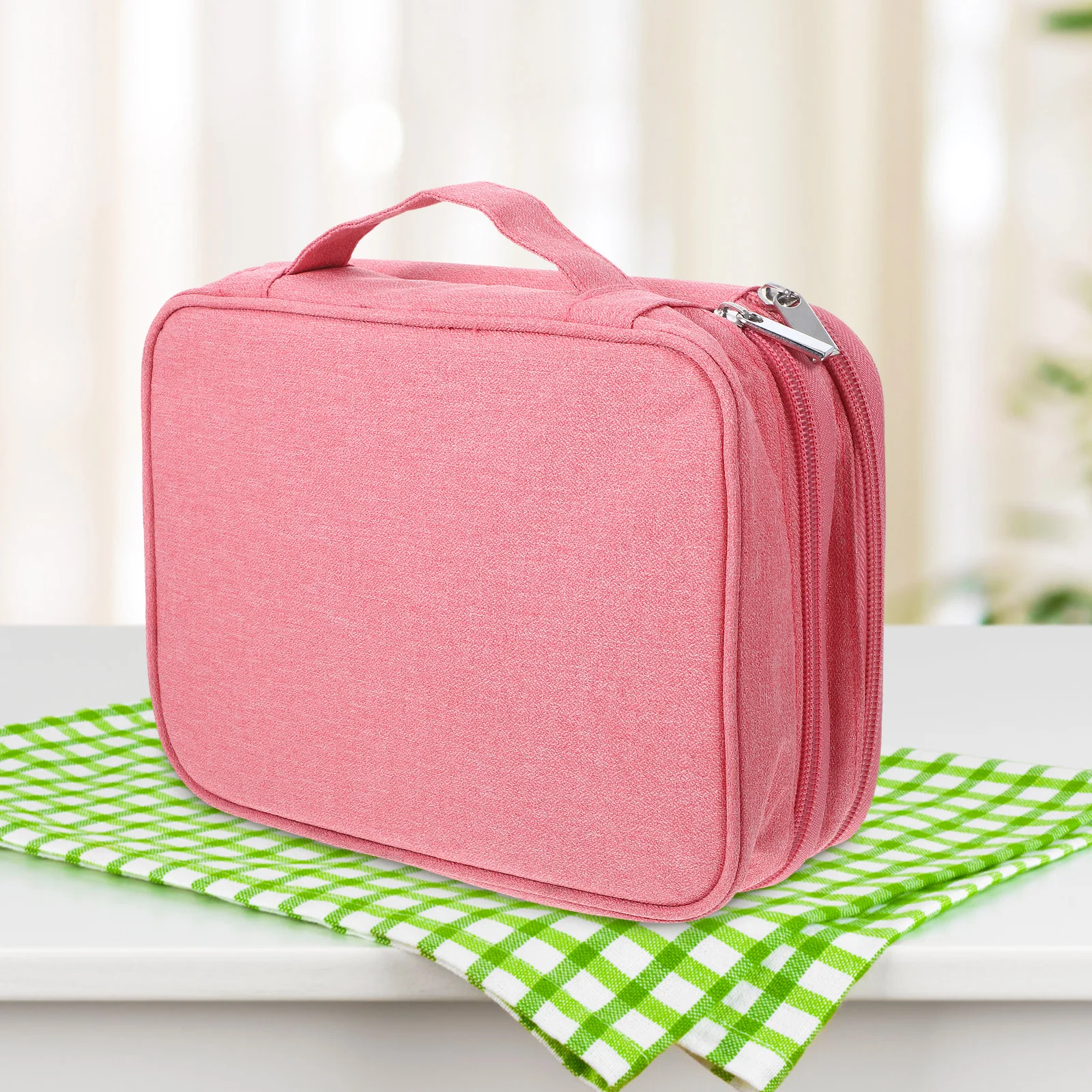 

Digital Accessories Storage Bag Large Capacity Waterproof Pink Pouch Travel Earphone ganizer Case Portable Electronic