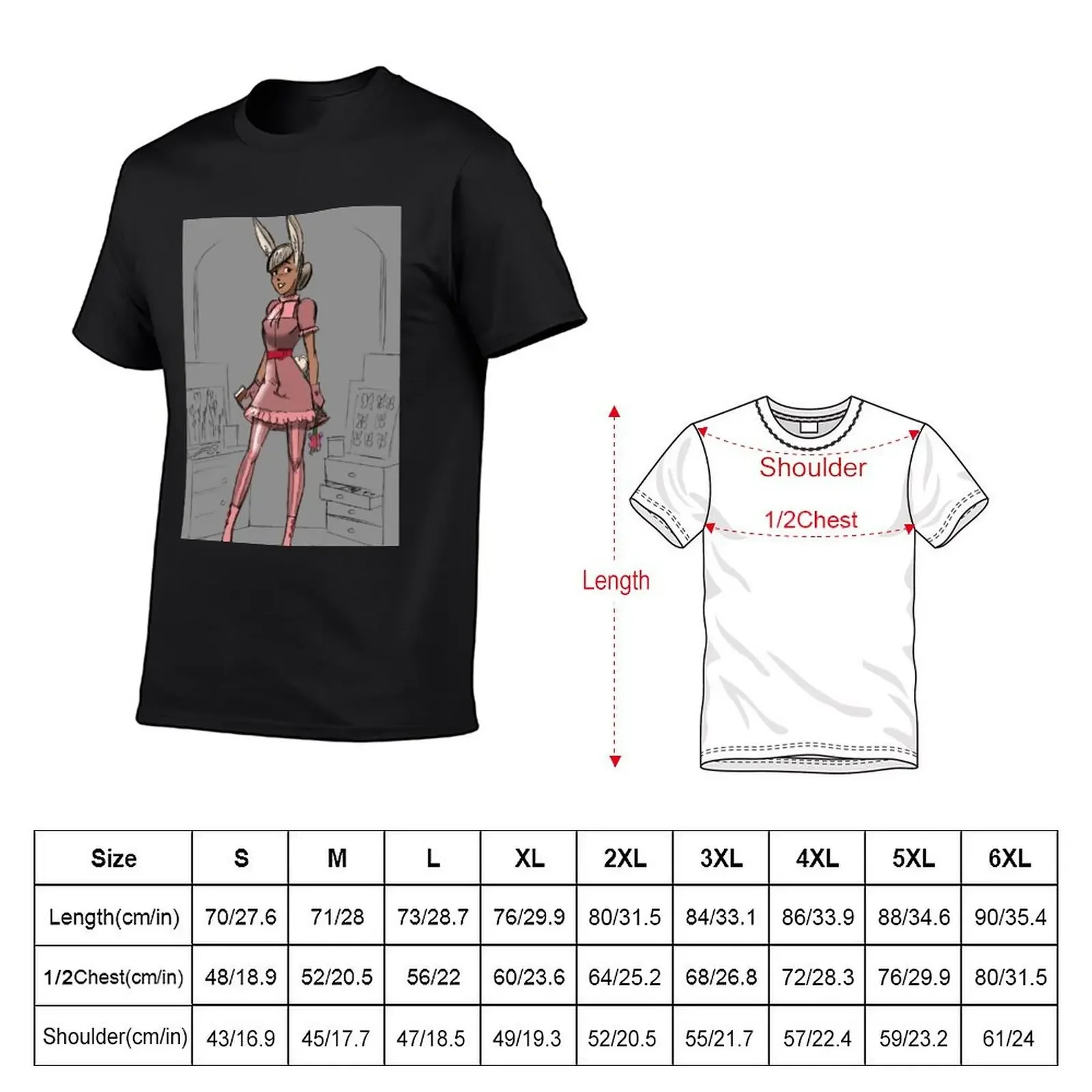 Danni Bunny T-Shirt vintage graphic tee vintage anime shirt shirts for men graphic tees