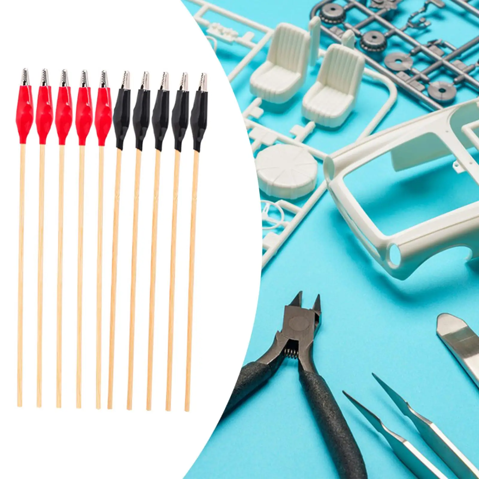 10 Pieces Model Spraying Clips Portable Durability Multipurpose Reusable