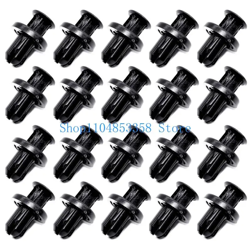 652F Universal Car Bumper Clips 10mm Hole Plastic Retainer Fasteners for Automotive