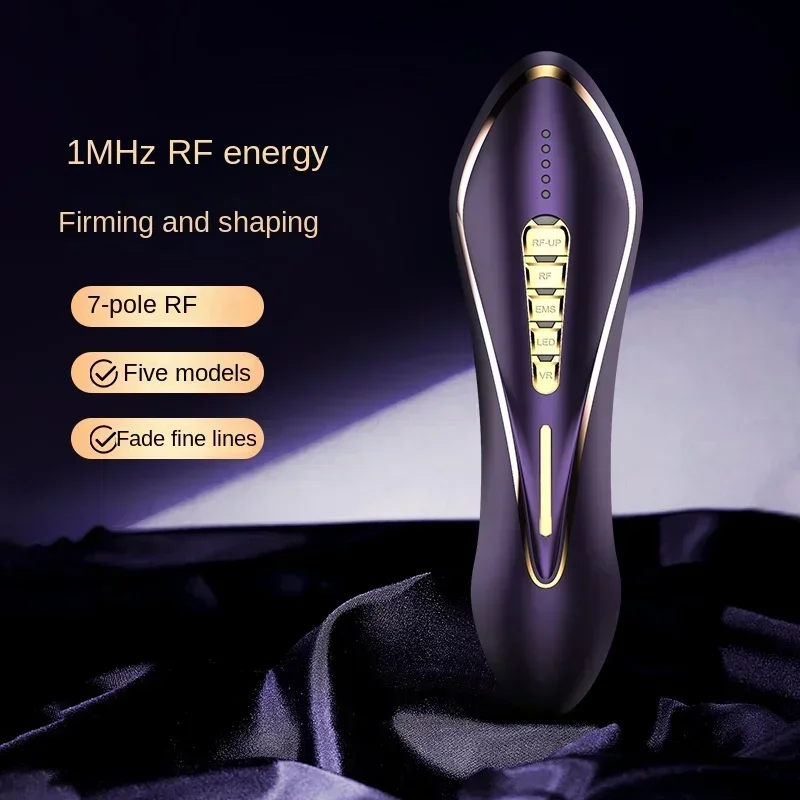 2023 New RF Beauty Instrument EMS Micro Current Import Facial Beauty Salon Cleaning Guide Beauty Instrument