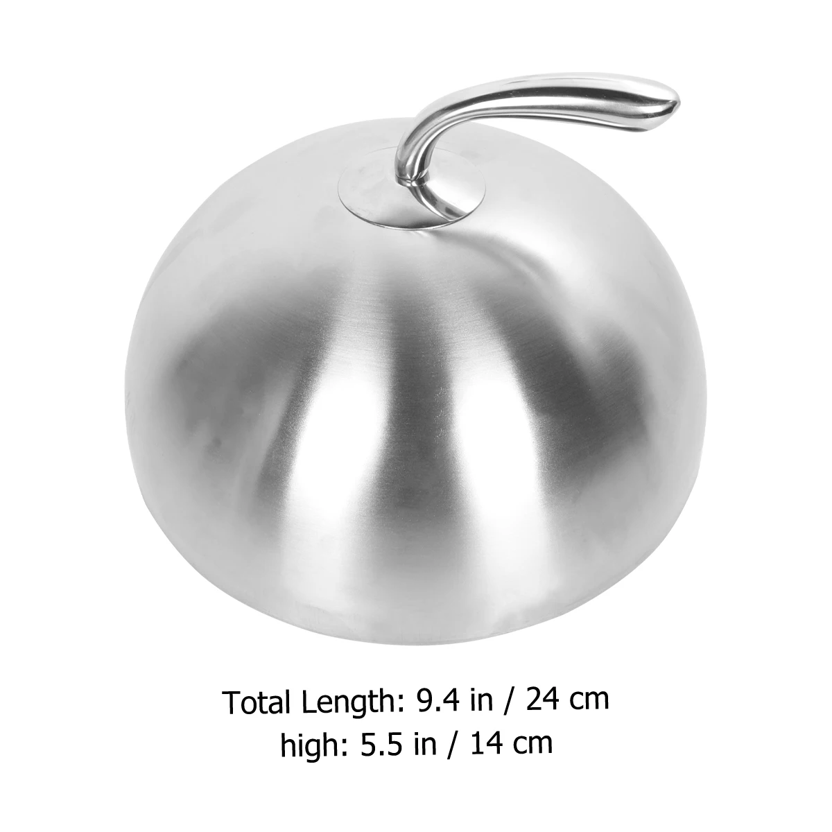 

Stainless Steel Steak Tent Lid Silver Stainless Steel Food Cover Dish Kitchen Home Restaurant Camping Steak Cover BBQ