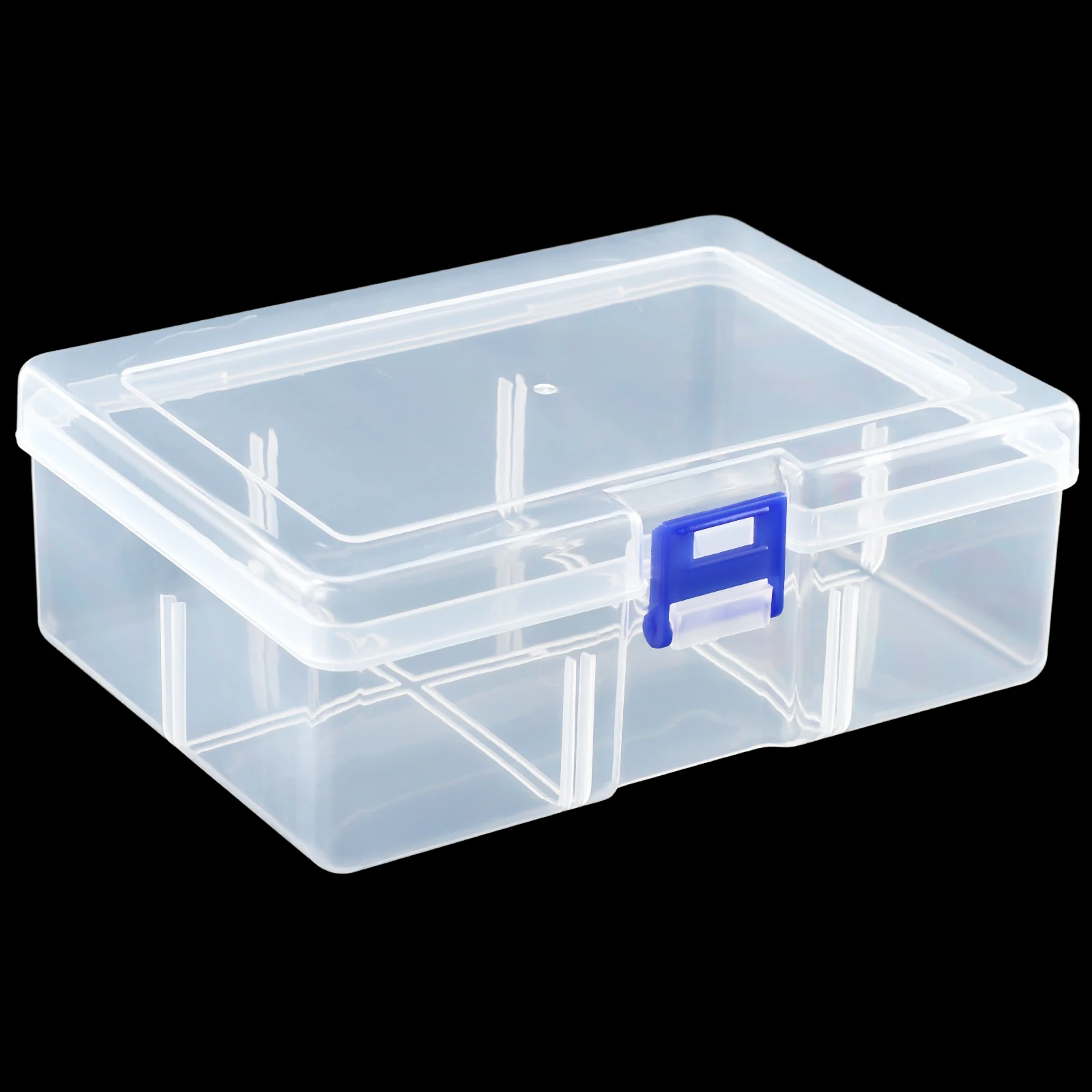 Large-capacity Transparent  Storage Box Plastic Cosmetics Holder Dustproof Case Container For Nails Make-up Pills