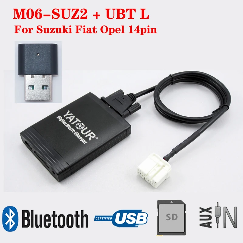 

Yatour Bluetooth USB SD MP3 player for Suzuki Swift Aerio Grand Vitara Ignis Jimny Liana Splash SX4