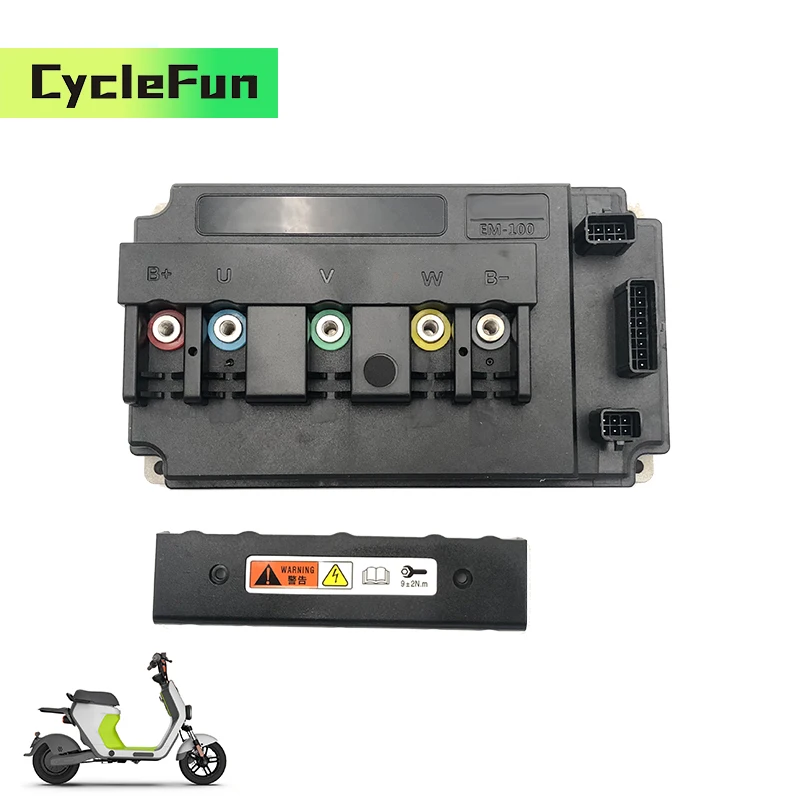 

Votol EM100S 120A EM100 бесщеточный контроллер постоянного тока для двигателя QS120 со средним приводом и электрических мотоциклов, скутера, аксессуары для велосипеда-грязи