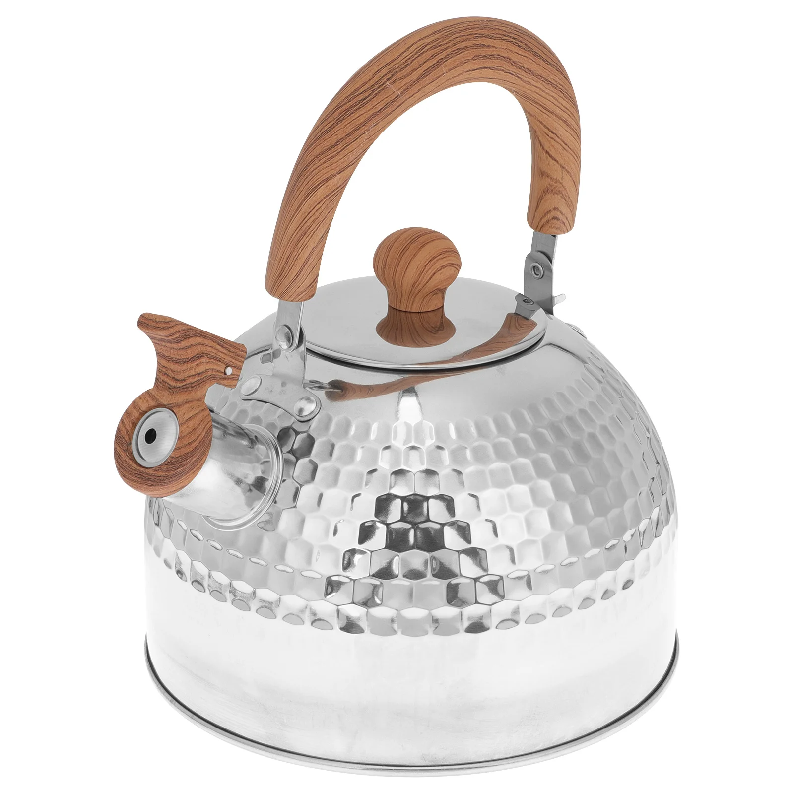 

1pc Stainless Steel Kettle 1.5L Heat Resistant Kitchen Kettle For Boiling Water Tea Making Home Whistle