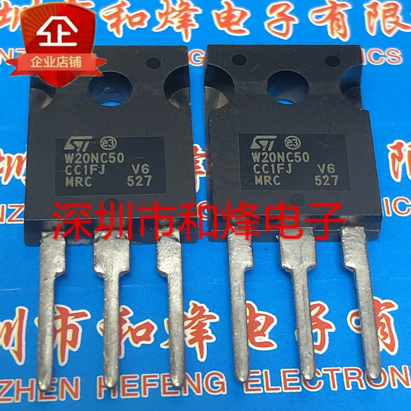5 piezas-10 piezas STW20NC50 W20NC50 TO-247 500V 18.4A nuevo y ORIGINAL en STOCK