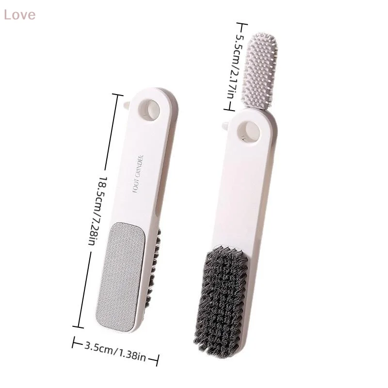 [L&P] مطحنة قدم من الفولاذ المقاوم للصدأ مع فرشاة تنظيف، إزالة مسامير القدم من الجلد الميت إلى نعل كشط الكعب