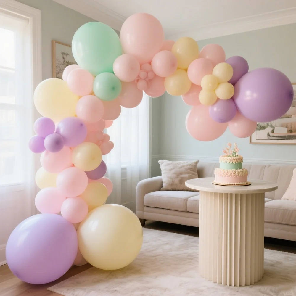 

5-80pcs Macaron Color Balloon Party Decoration Merry Christmas Dreamy Colors Photography Scene Wedding Birthday Party Decoration