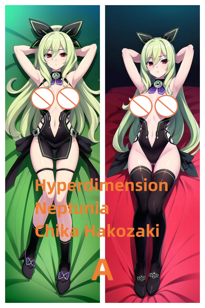 

Dakimakura Anime Pillow Case Hyperdimension Neptunia Chika Hakozak Double-sided Print Of Life-size Body Pillowcase Gifts Can be