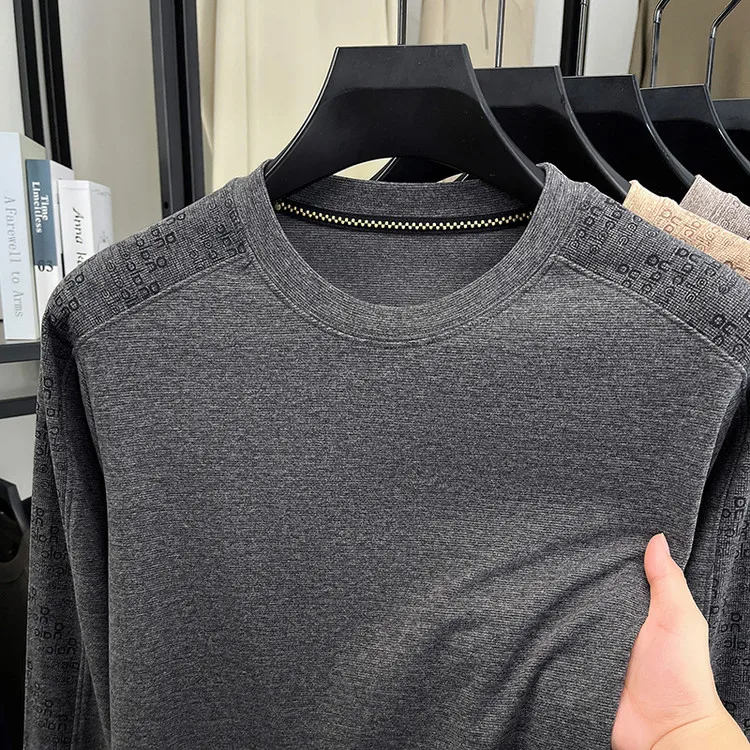 

Daily Knitted Sweater Non-Sinking Polyester Rayon Nylon Long Sve f High Collar Inner Wear for Middle-Aged Women