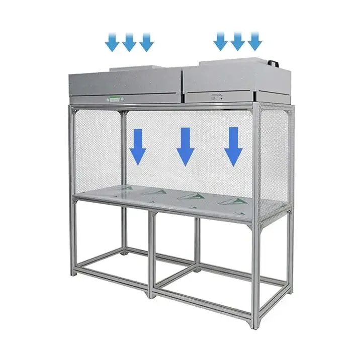 2025 High Efficiency Vertical Laminar Flow Hood Mycology 110v Modular Clean Room Hepa FFU Mushroom Laboratory Hepa H14 Filter Un