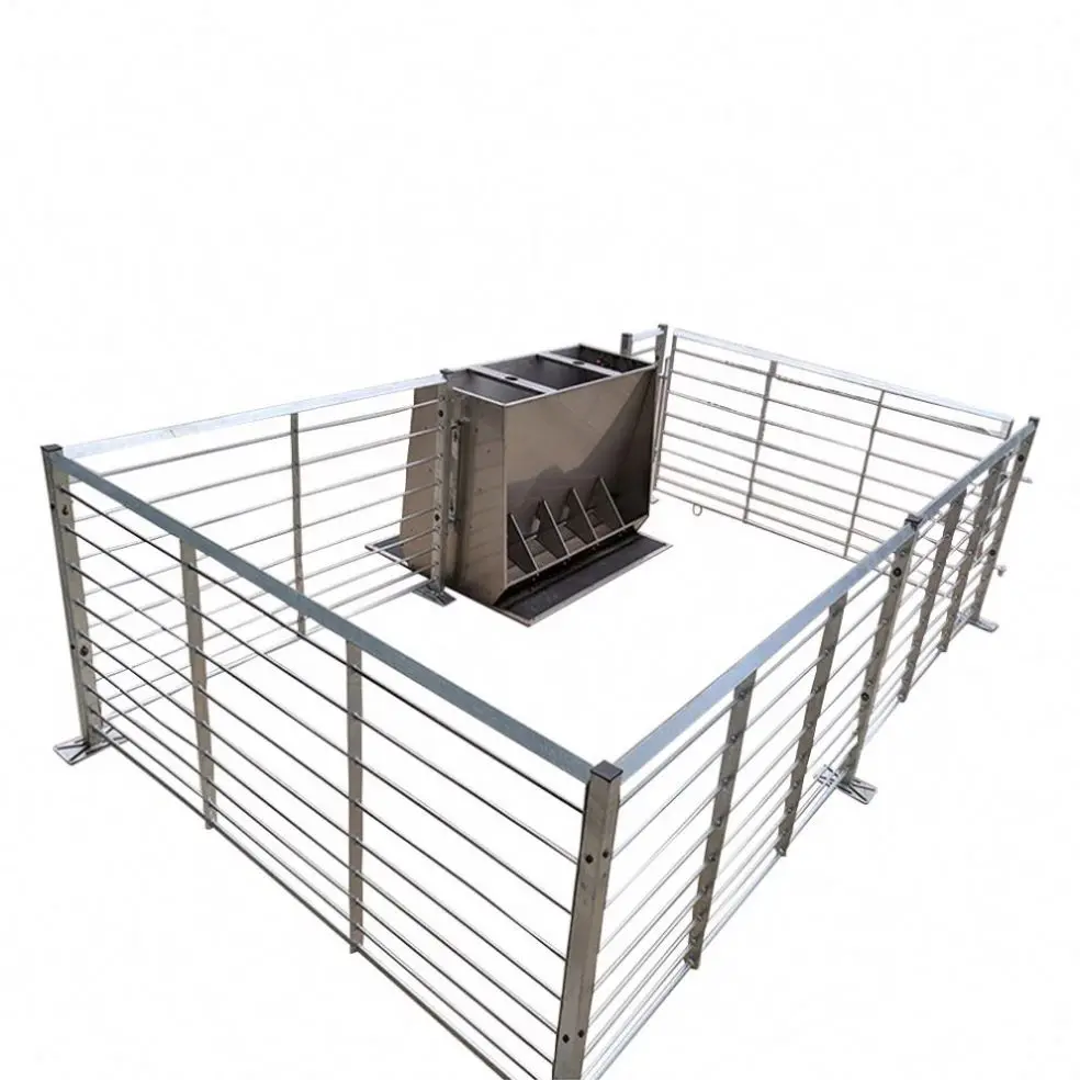 custom new product durable pig farm equipment durable pig fattening crate