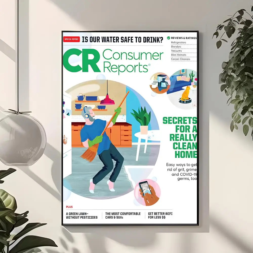 Consumer Magazine Consumer Reports Poster Modern Home Decor & Interior Design | Wall Art Collection