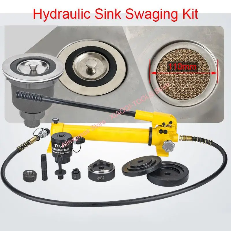 Kit Hidráulico Pia Swaging para Comercial e Doméstico Fácil Instalação 110 mm Filtro Tigelas