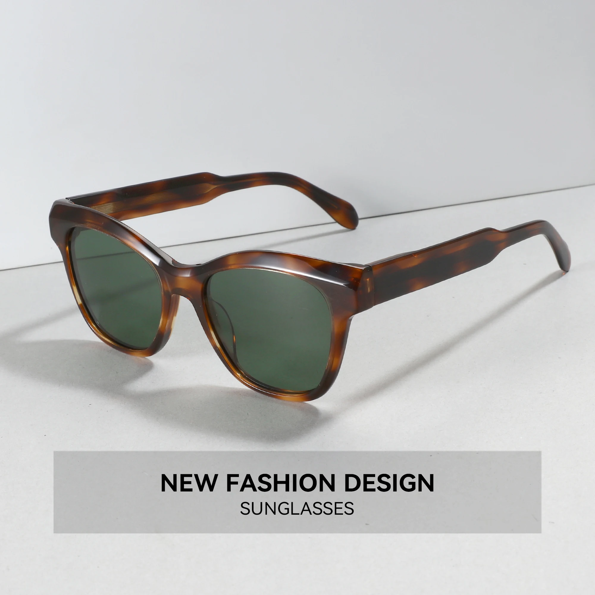 ZENOTTIC (XS Size) Acetate Butterfly UV400 Polarized Female Prescription Sunglasses Multifocal Sun Glasses Decorative Eyepieces