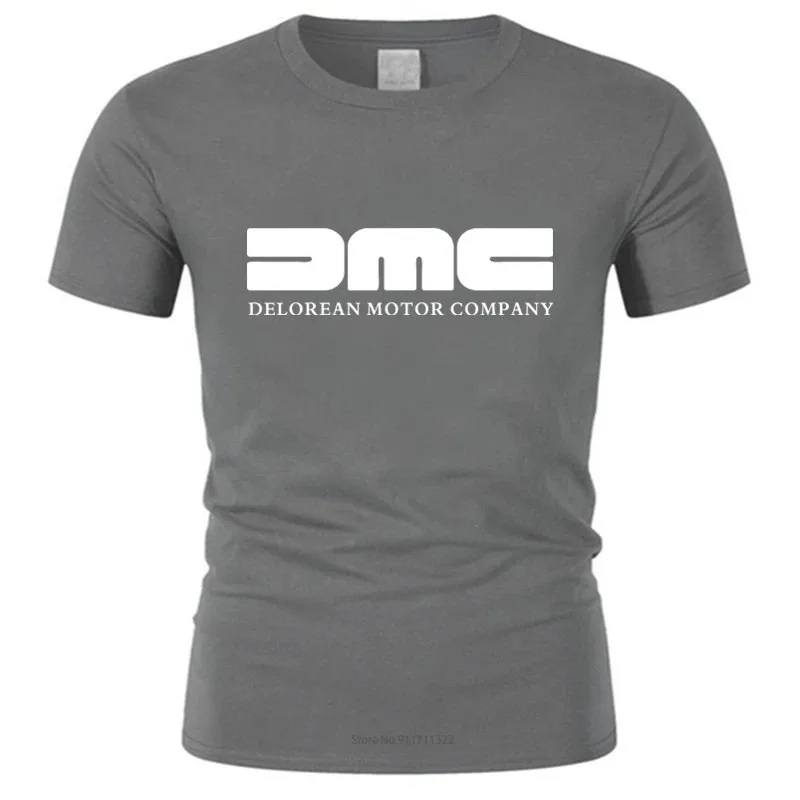 100% Cotton T Shirt Mens Short Sleeve DMC DeLorean - Mens T-Shirt Back To The Future Film Fashion Tee-shirt Male Summer Tops