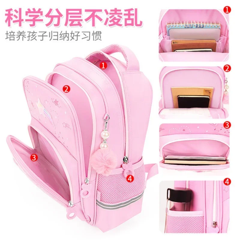 Hello Kitty Kids Rugzak Meisjes Origin Echte Kawaii Schooltassen Sanrio Rugzak Tas Kinderen Tassen Voor Meisjes Rits Tas Rugzak