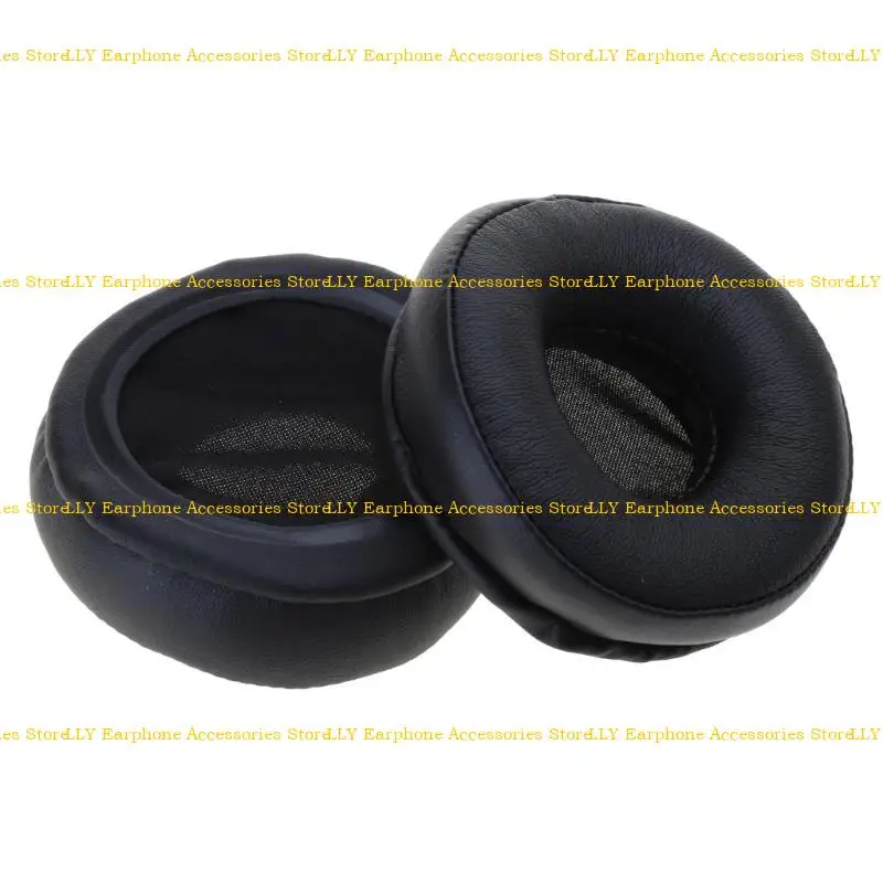 

462E Soft Foam Earpads 65-110MM Replace Sponge Cushion Earbuds PU Leather Earpads