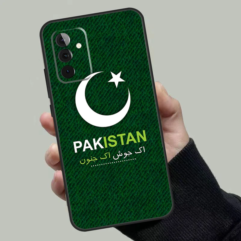 Pakistan Flag Banner Case For Samsung Galaxy A54 A53 A52 A34 A32 A72 A13 A23 A14 A33 A12 A22 A71 A51 Phone Cover