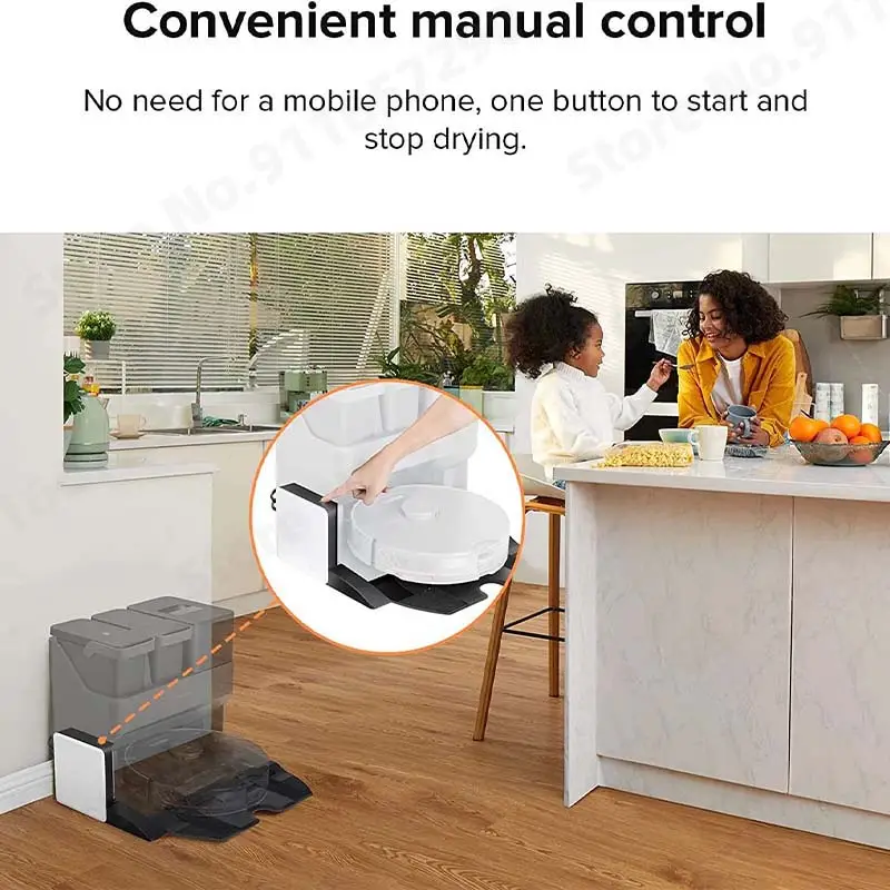 Original Roborock S7 MaxV Ultra S7 Pro Ultra Empty Wash Fill Dock Smart Dryer Module Spare Parts Mop Drying  Accessories - 4