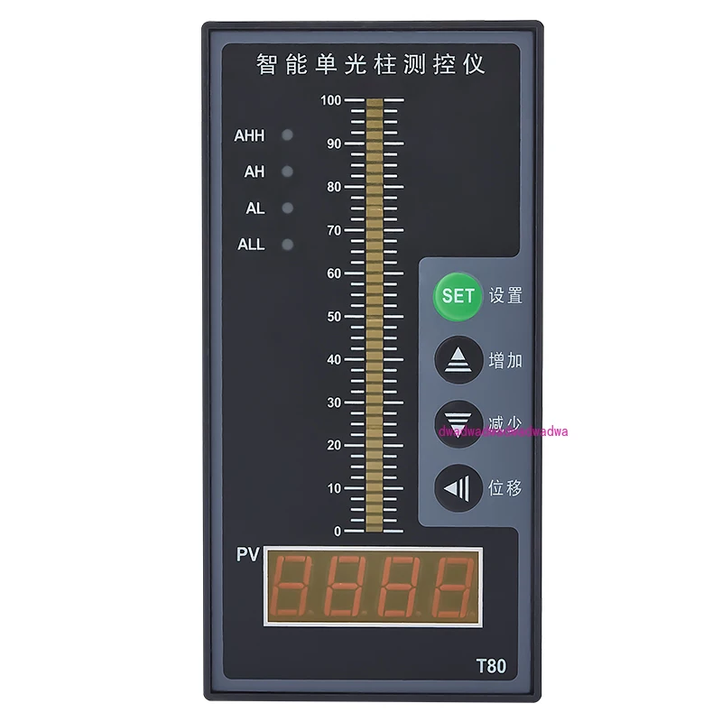 Intelligent single light  and control instrument t80 light column meter level gauge display 485 single loop water level control
