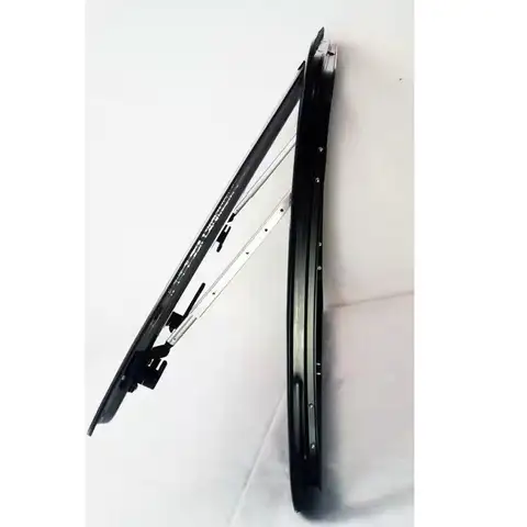 800*400mm Curved Radius R5000 RV Campervan Travel Trailer Truck Trailer Side Window with Blind and Flyscreen