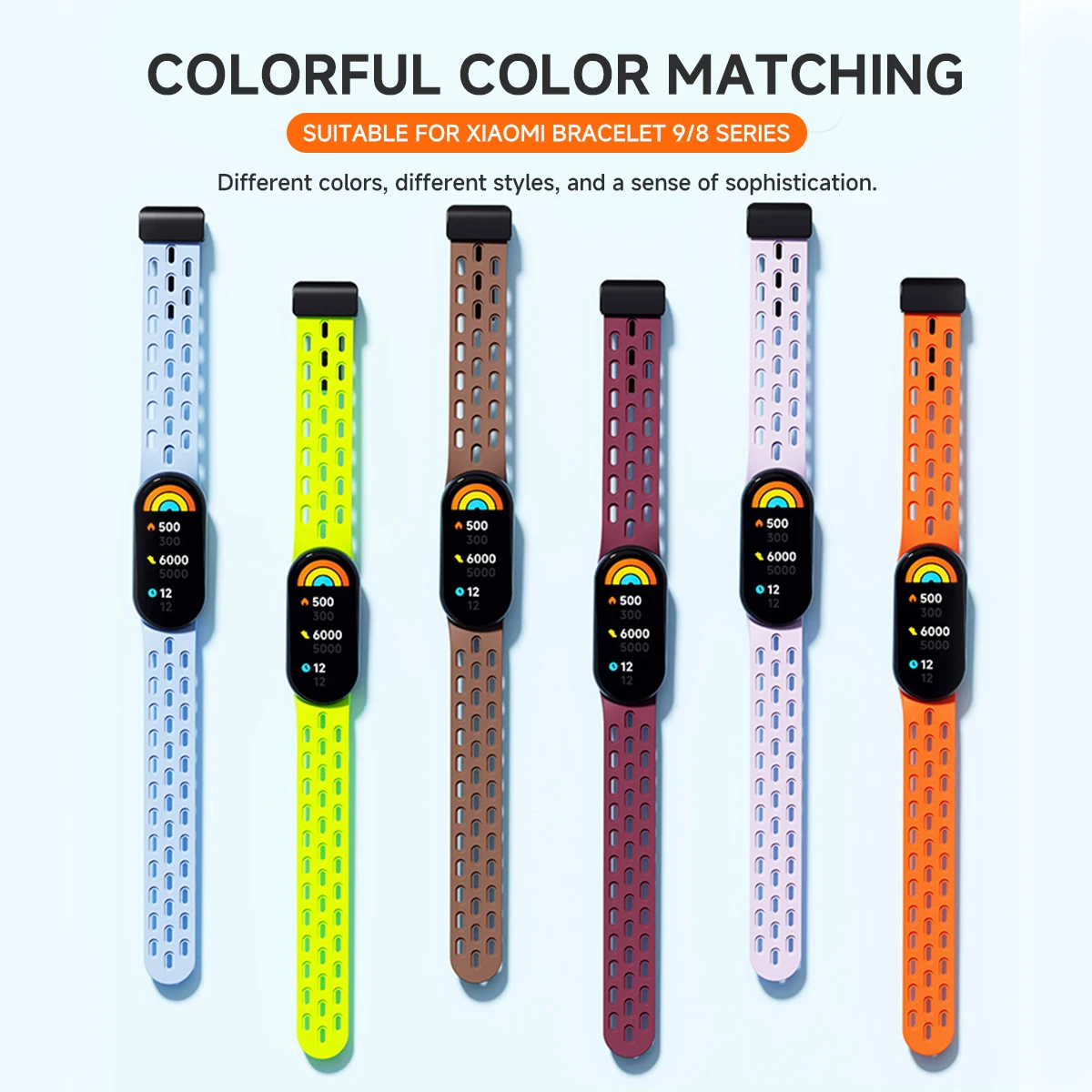 Xiaomi Mi Band 9 ブレスレット/スマートバンド 8 ストラップ交換用磁気バンド男性女性スポーツシリコンリストバンド Mi Band 9 用