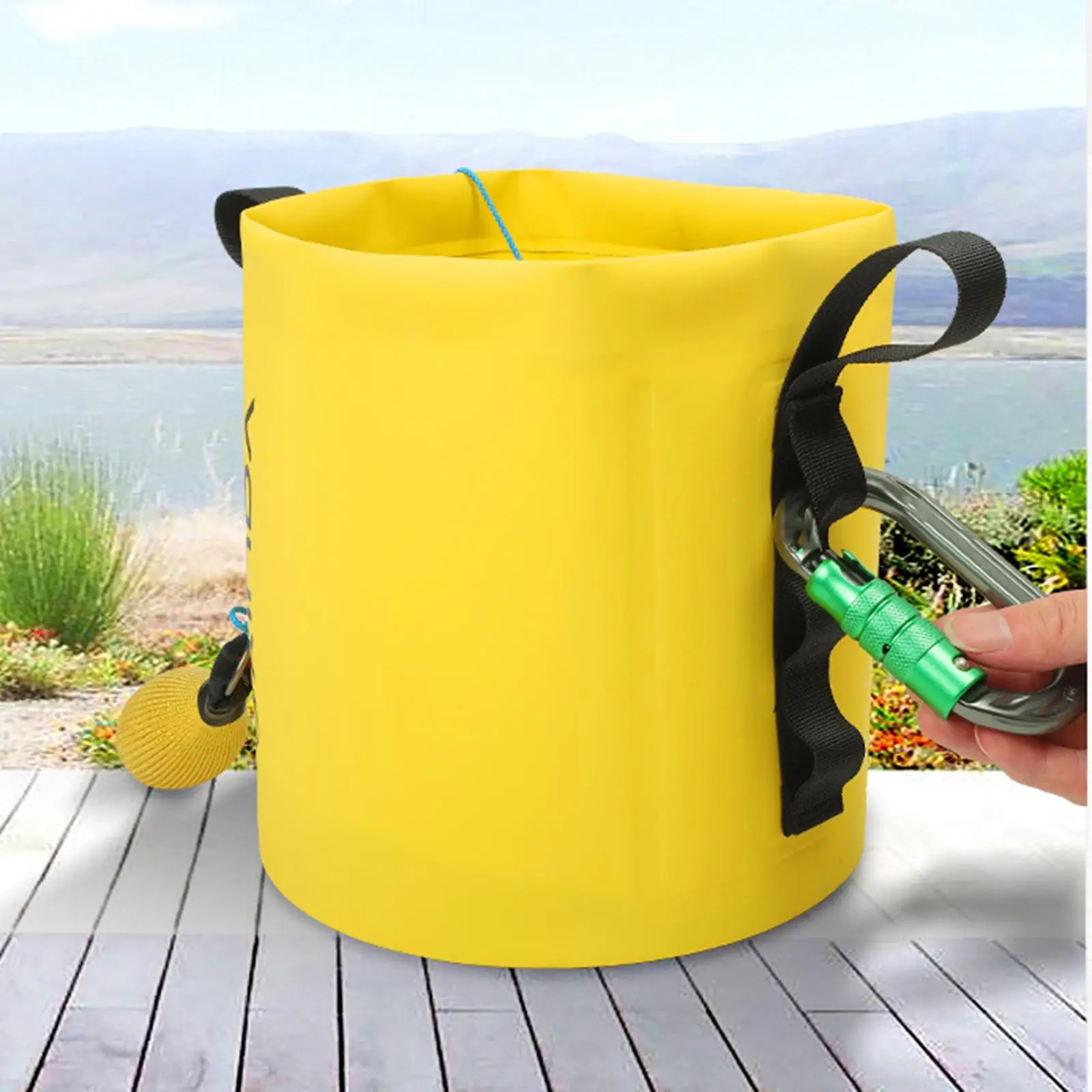 Throwing Ropes Bag, Portable Rock Climbing Throw Bags, Durable with Handles Waterproof, Rope Storage Bags for Camping