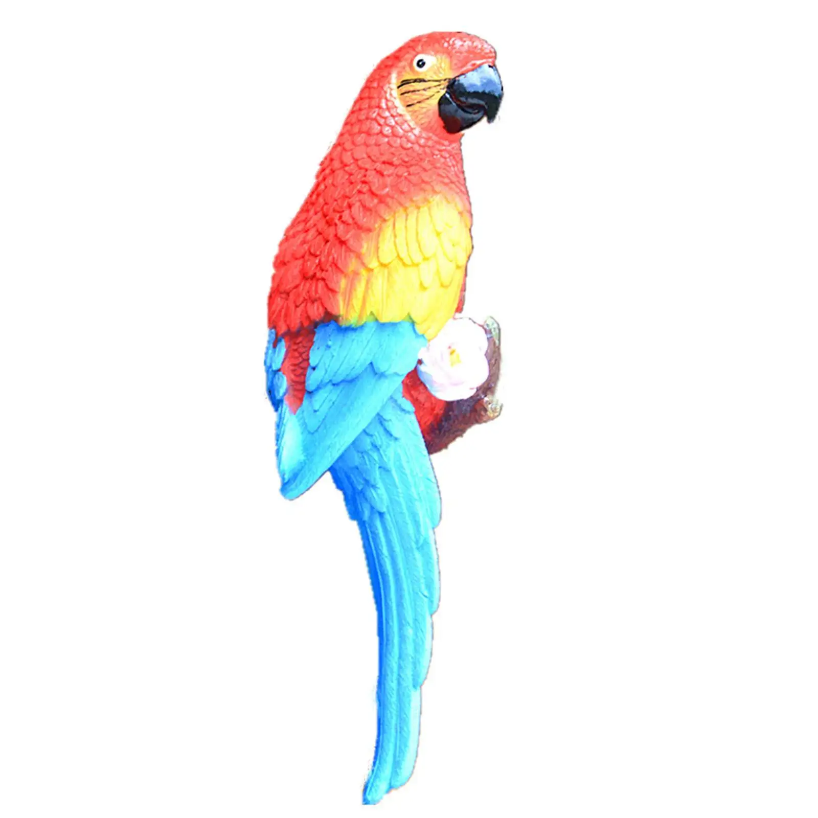 Parrot Statue Ornaments Photo Props Crafts for Garden Lawn Pathway