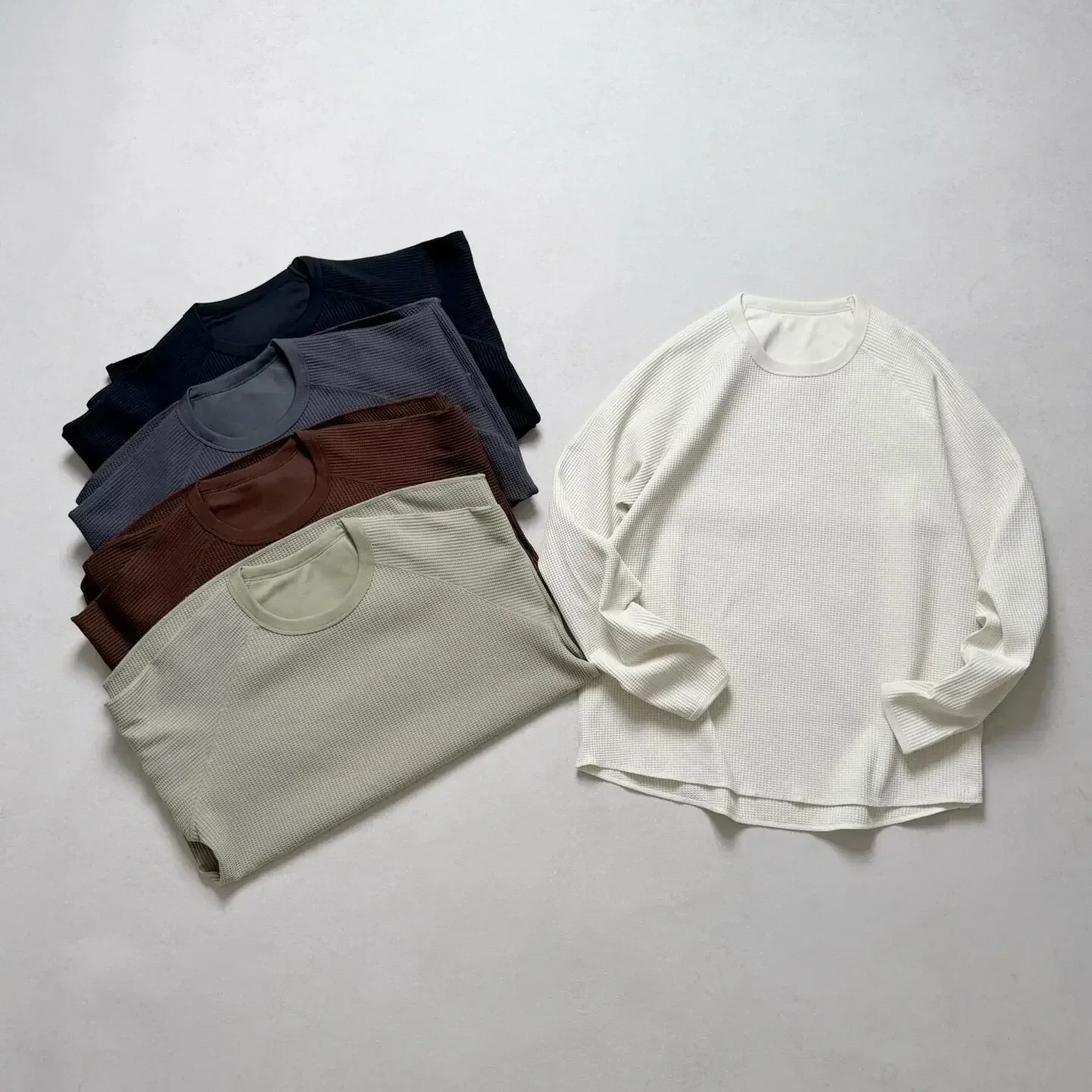 Waffle Light Mountain Outdoor Function Lightweight Quick Drying Waffle Crew Neck T-Shirt 26SS