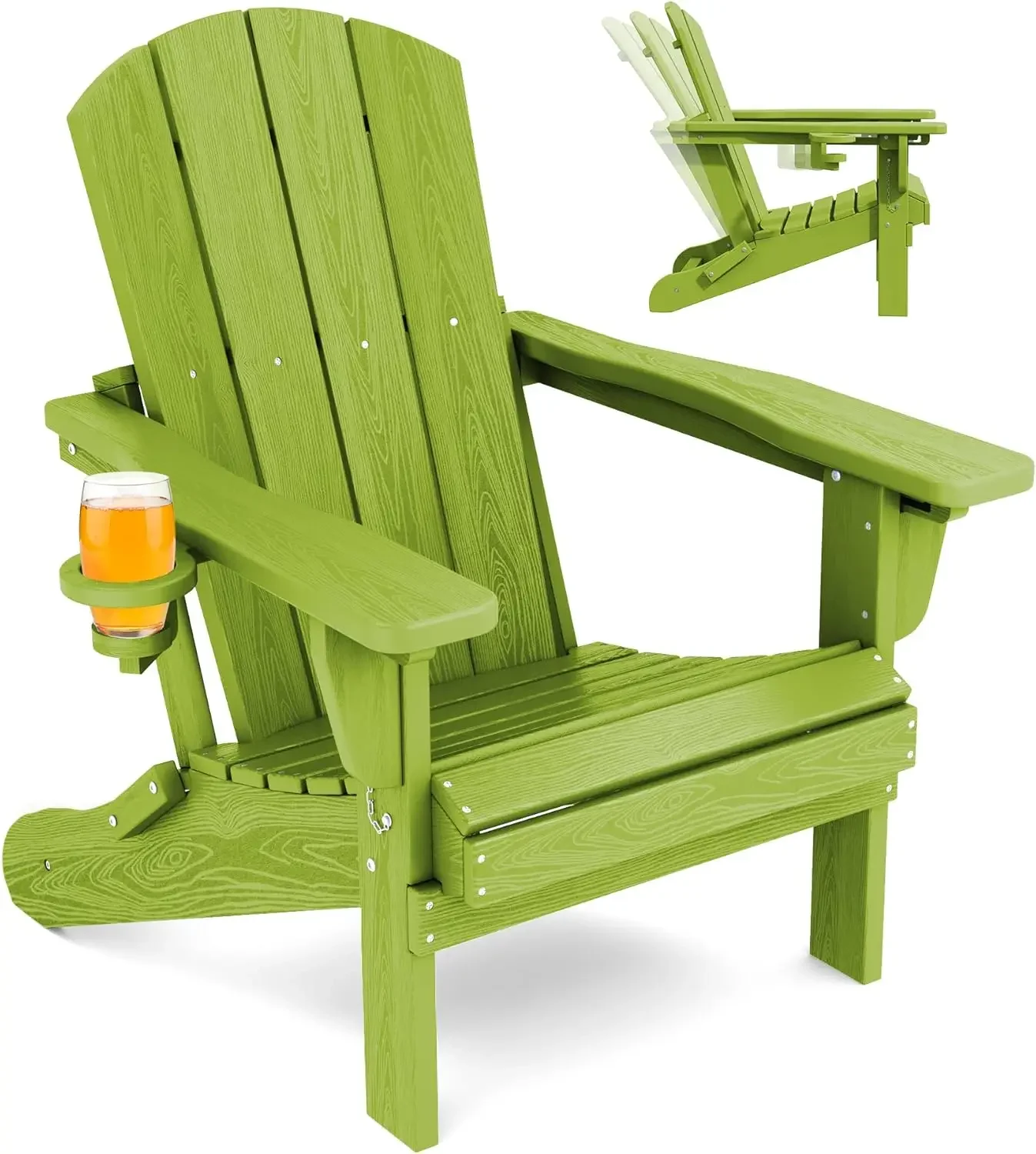 Adjustable Folding Adirondack Chair Apple