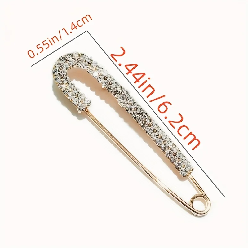 합성 지르코니아와 합금으로 제작된 세련되고 섬세한 의류 단추 핀 코사지 2개