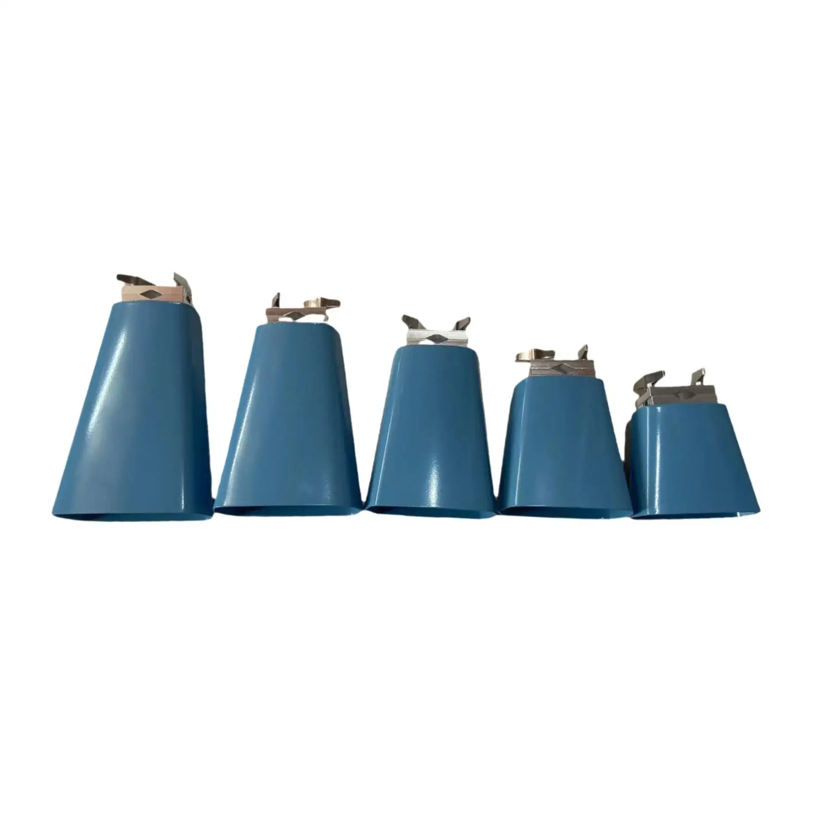 Metal Cowbell Set .Cowbell Music Toy .Drum Accessories Cow Bells Noise Maker Percussion Cowbell Set for Concerts Sport Events