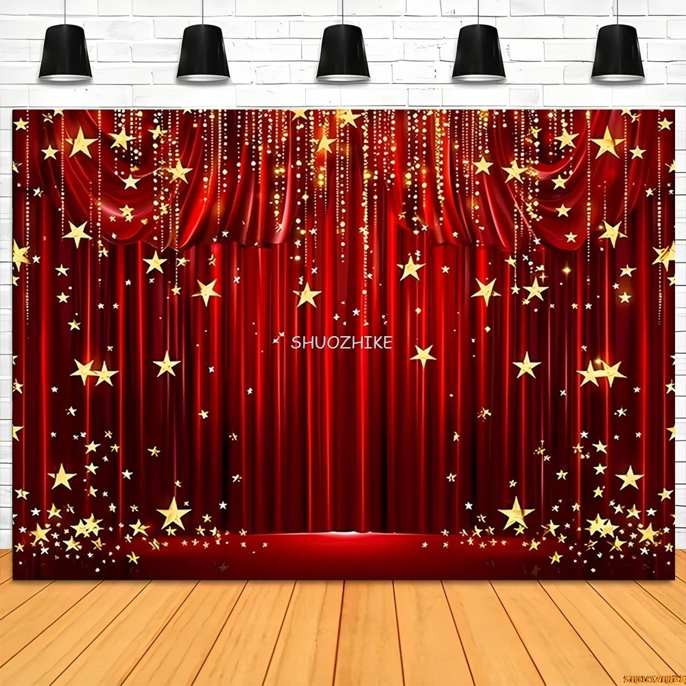 Merry Christmas Photography Backdrops Props Fireplace Pine Stage Birthday Decoration Winter Wonderful New Year Background RD-16
