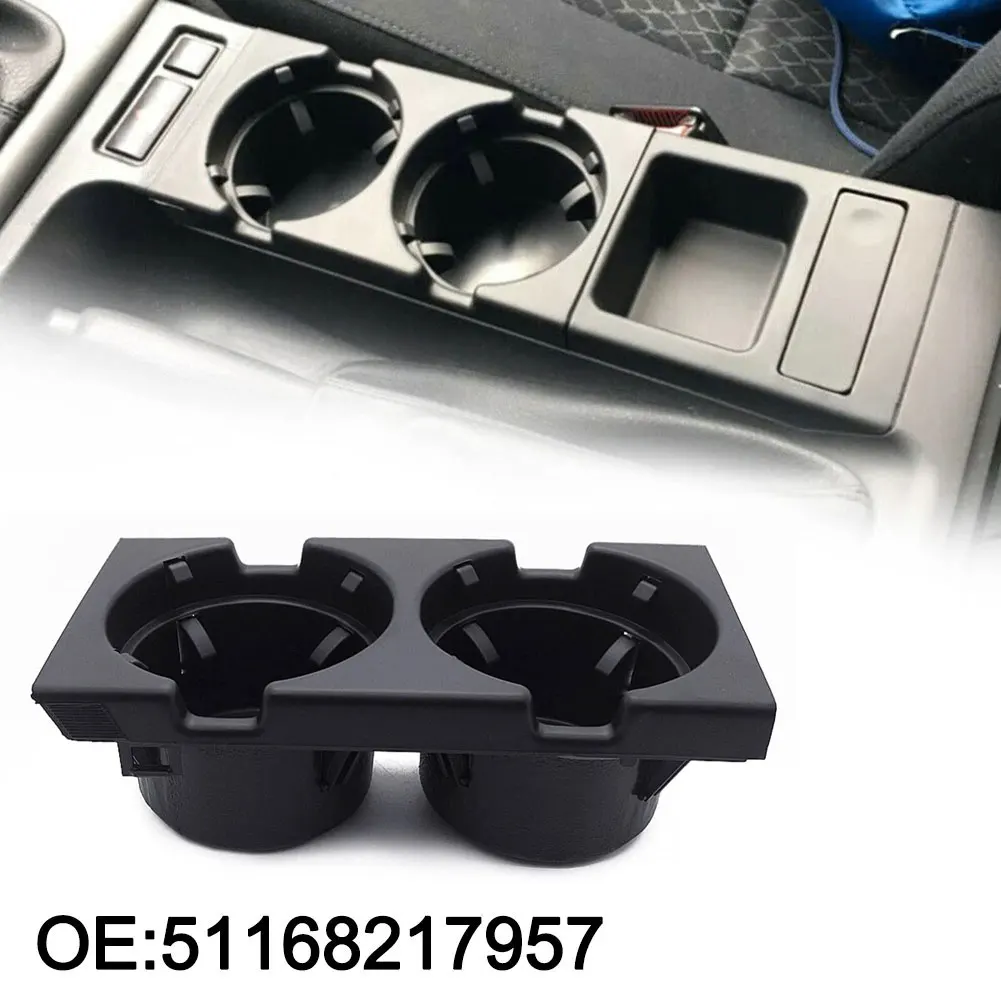 

1pcs Cup Holder For BMW For E46 For 3 Series 1998-2006 51168217957 Plastic Central Armrest Box With Beverage Cup Holder Parts