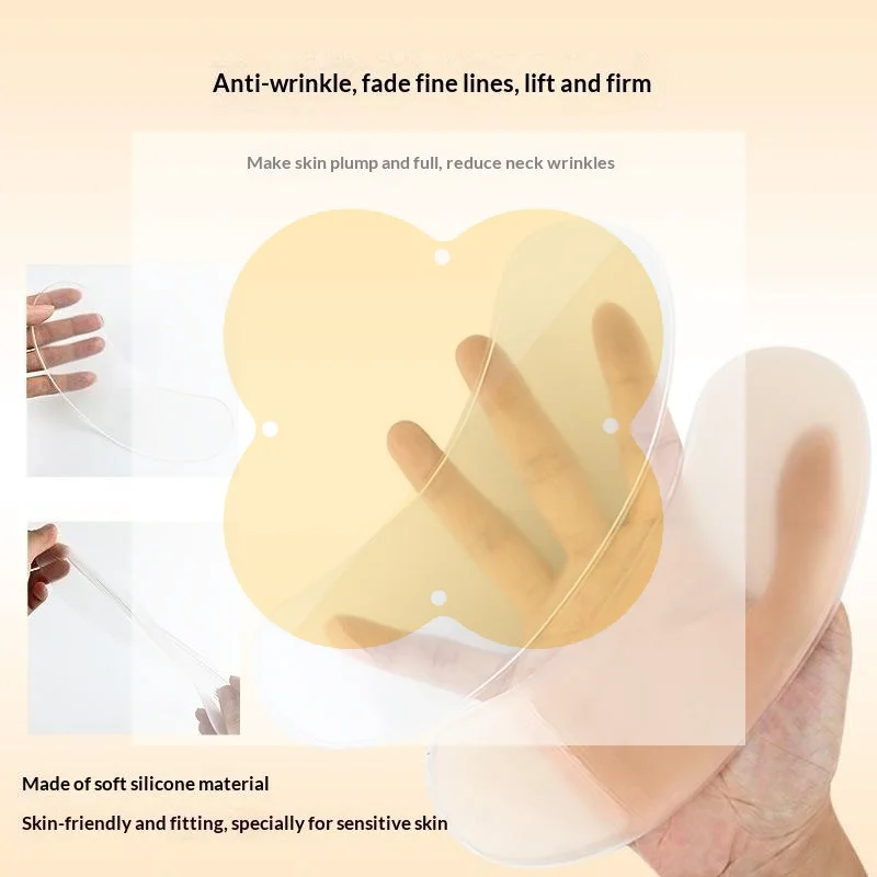 Silicone Transparent Anti Wrinkle Patches For Neck Lift Tapes Pads Forhead Eye Checklift Reusable Use At Work Or Sleeping