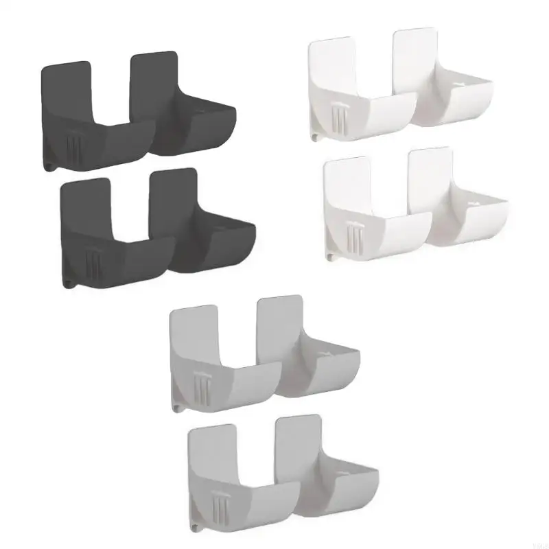 Plastic Wall Mounted Kitchen Organizers Multiple Tiers Storage Shelf For Spices Utensils And Cookware Y5GB