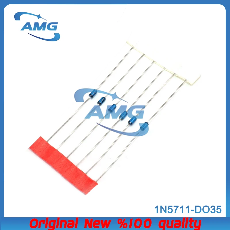 20-50 pieces of H-X-Y 1N5711 DO-35 Dior IN5711 The Schottky diode strip is blue