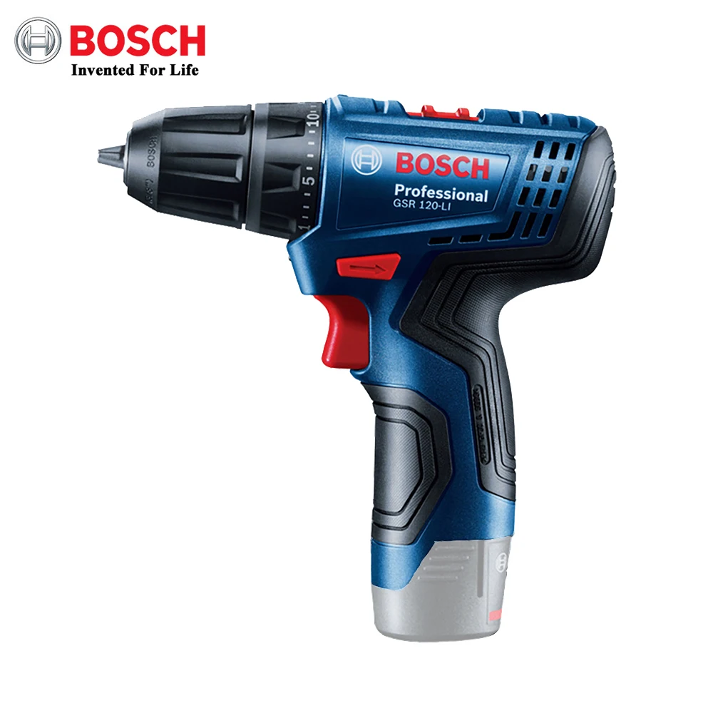 

Аккумуляторная дрель-шуруповерт Bosch Professional GSR120-LI 12В, многофункциональный электроинструмент (без АКБ и ЗУ)