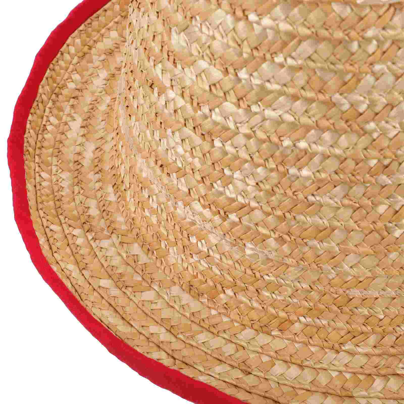 Straw Hat Juggling Acrobatic Performance Small Decor Caps Supplies Grass Cotton Child Toddler