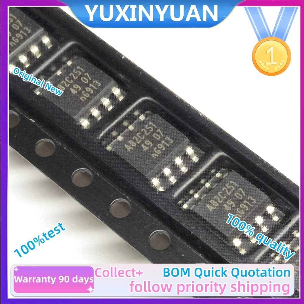 10PCS/LOT A82C251 A82C25  A82C 82C251 C251 SOP8 in stock