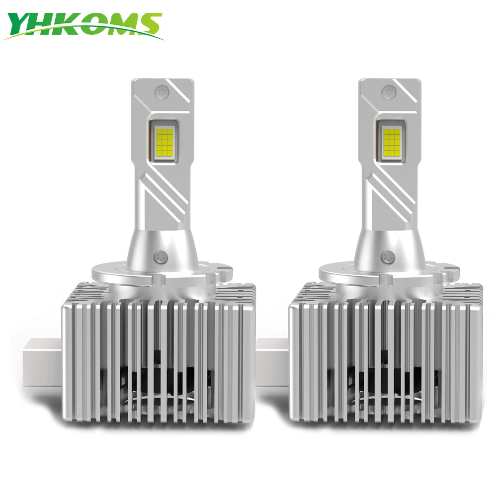 YHKOMS 1:1 Design D3S Led D1S Headlight Canbus Bulb 30PCS CSP D4S D2S D1R D4R D2R D3R Led 40000LM 90W Super Bright D Series Bulb