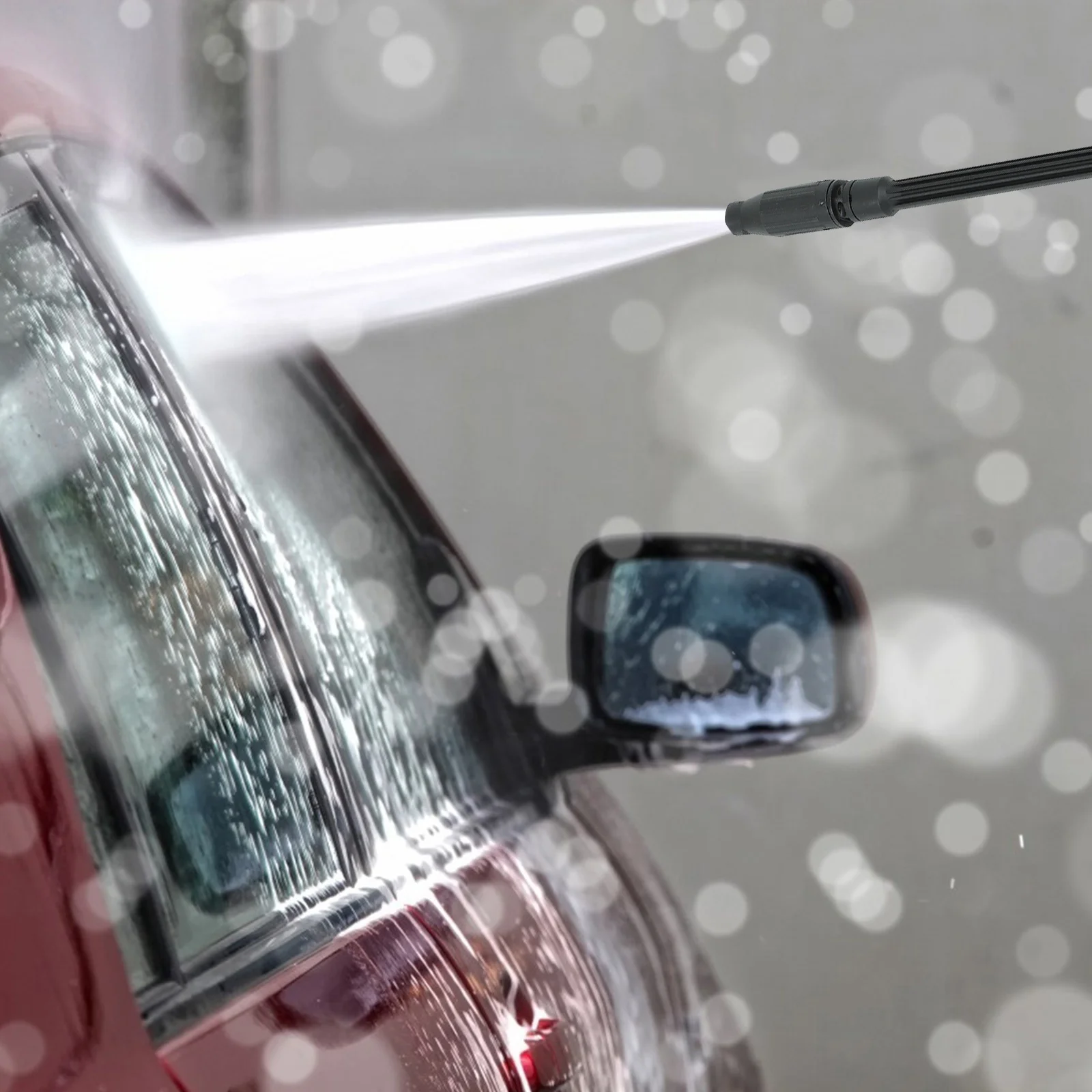 

1Set Car Washer Tool Pressure Washer Nozzle High Pressure Wand for Cleaning Concrete Driveway Patio Deck Car Boat Surface