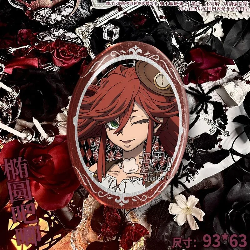Wasteland Battle Ghost Anime Badges Ludengi Zankariyo Man Otaku Fan Collectible Goods Cute Mini Character Reflective Brooch Toy