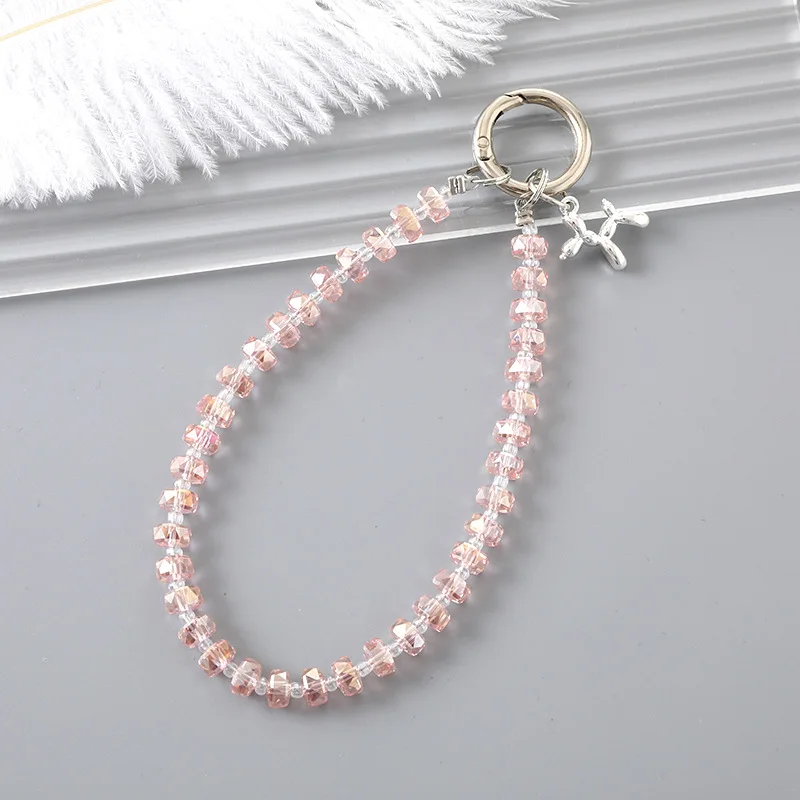 QuestionCrystal Beaded Phone JOKeychain, Accessoires de charme CCD