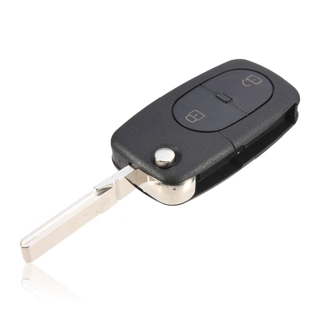 

2 Button Folding Flip Remote Key Blank Fob Case Shell Pad For Audi A2 A3 A4 A6