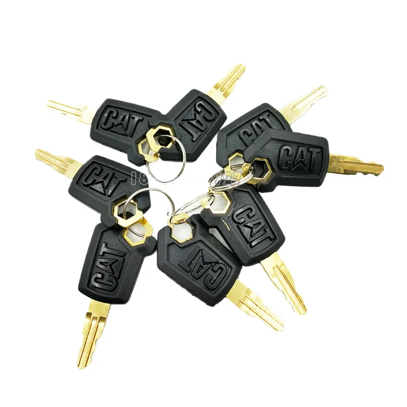 For Caterpillar cat key 307/312/315/320-330b/cd universal door ignition start key excavator accessories